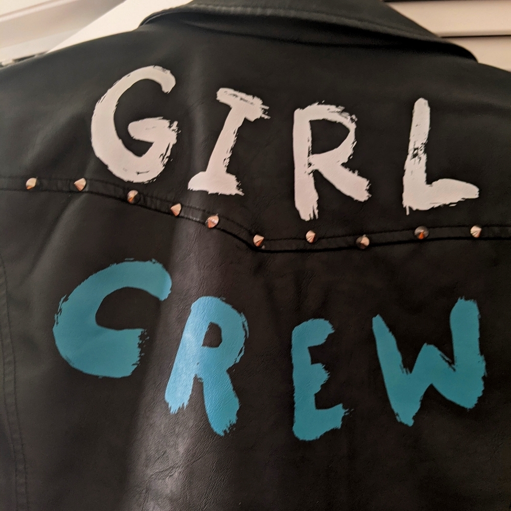 Faux leather jacket